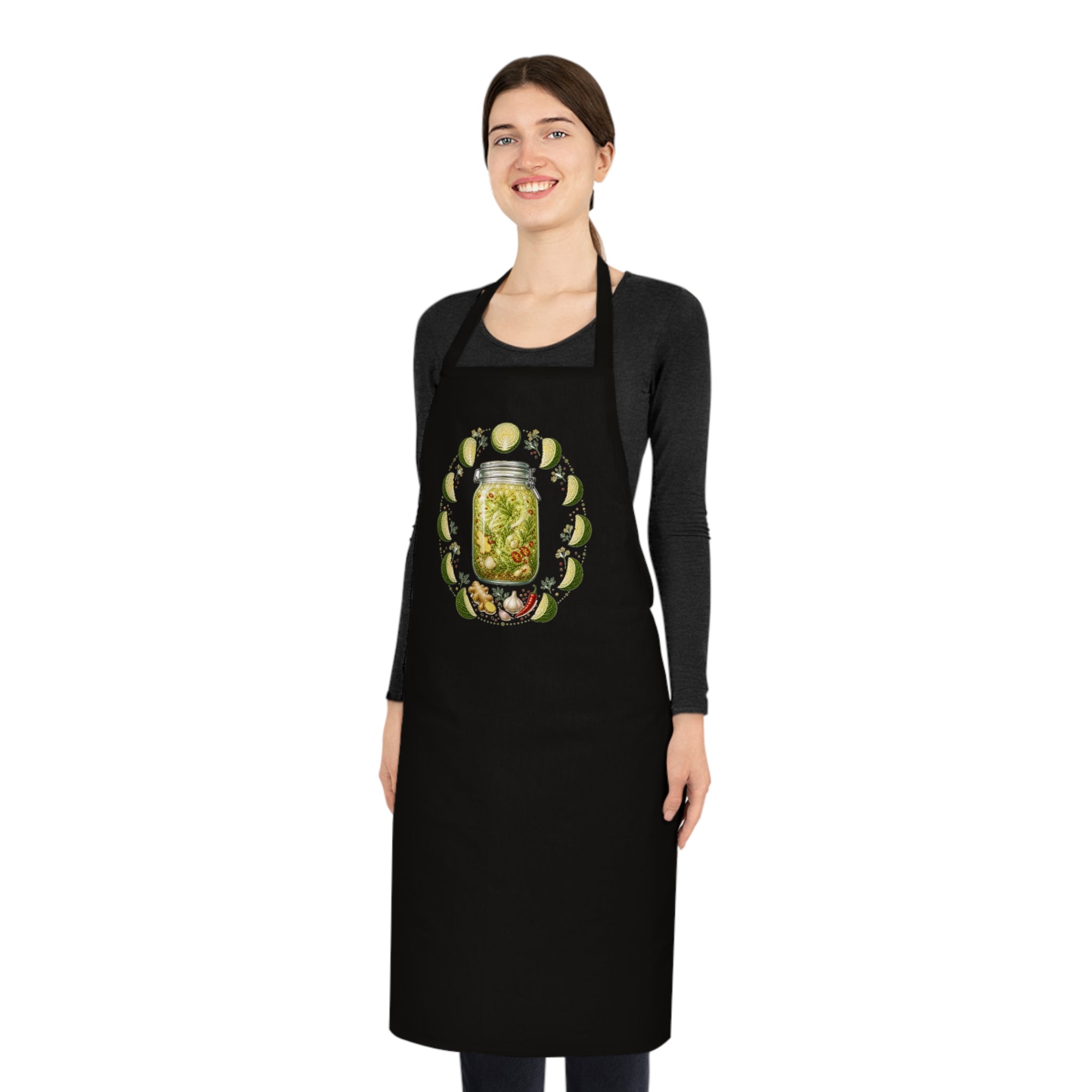 Cabbage Crush Cooking Apron for Dumpling and Fermentation Fans