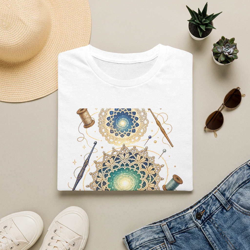 Doily Portal Lace Progress for Crochet Makers Graphic T-Shirt