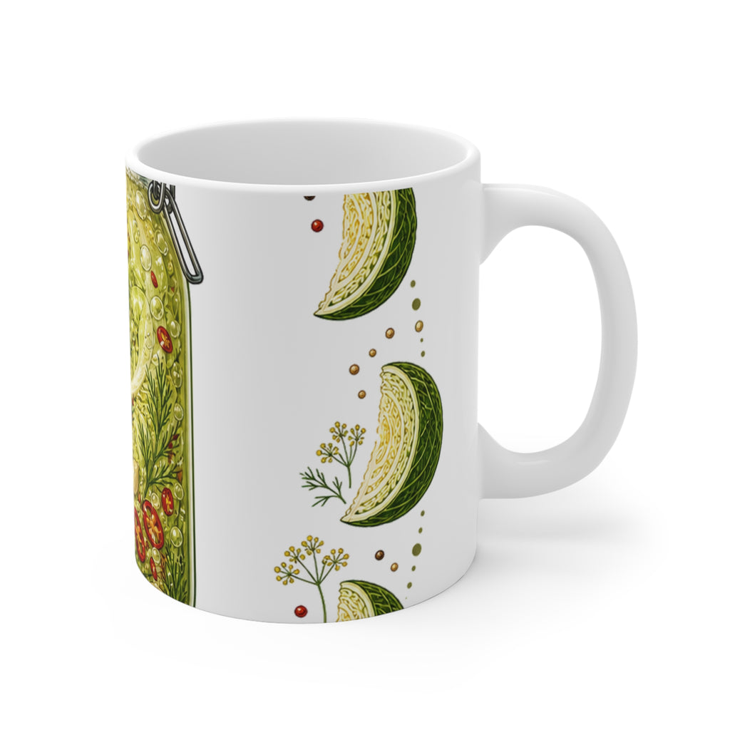 Cabbage Moon Phase Fermentation for Kimchi Makers Coffee Mug