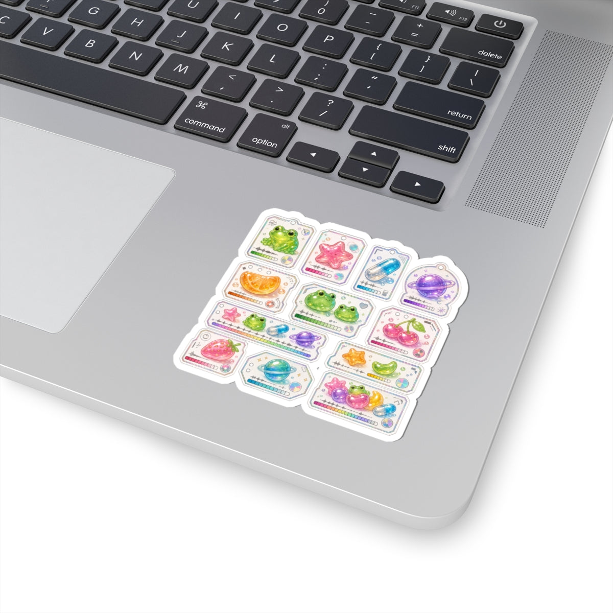 Touching Grass Embroidery Sticker Sheet for Outdoor Crafters