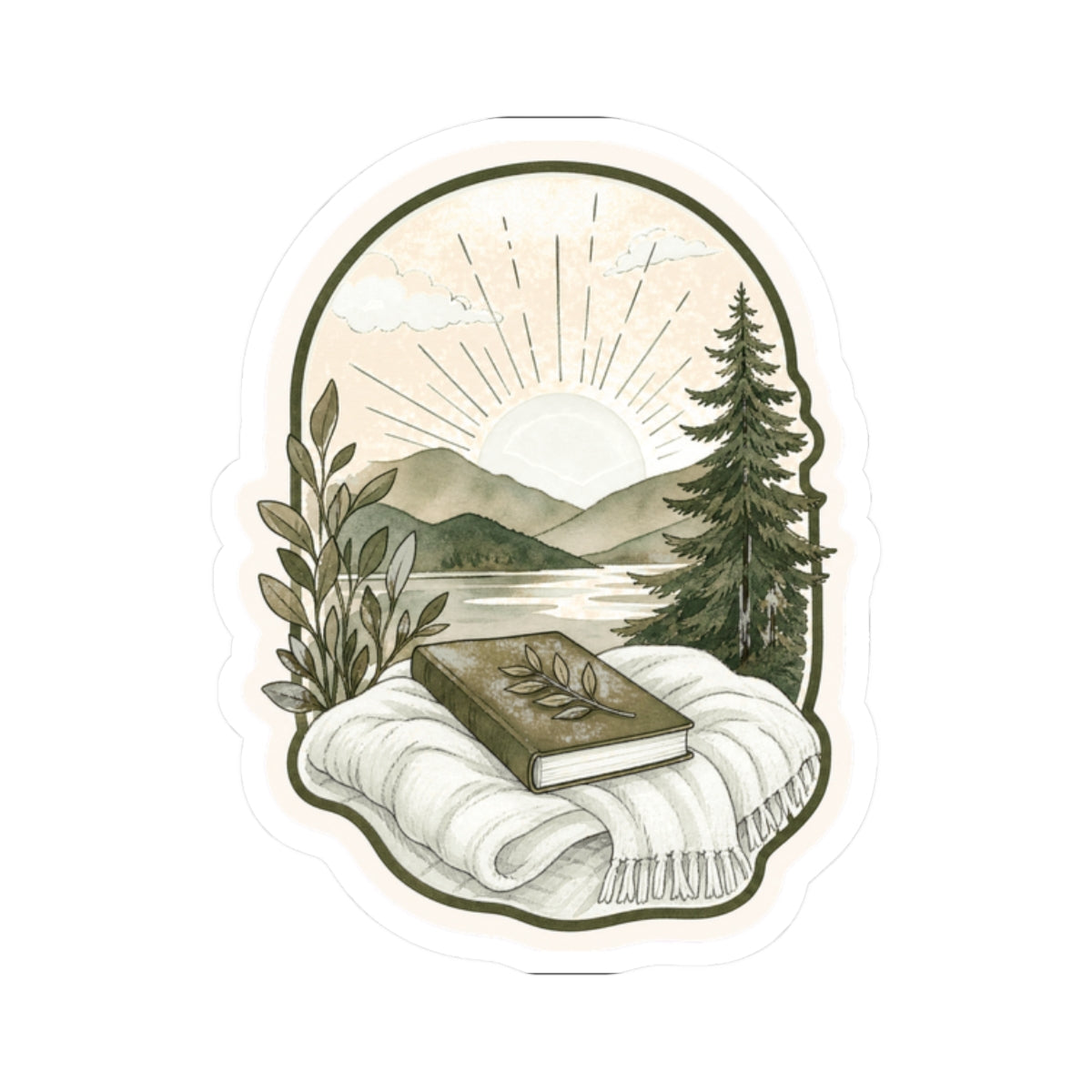 Slow Morning Club Badge Sticker
