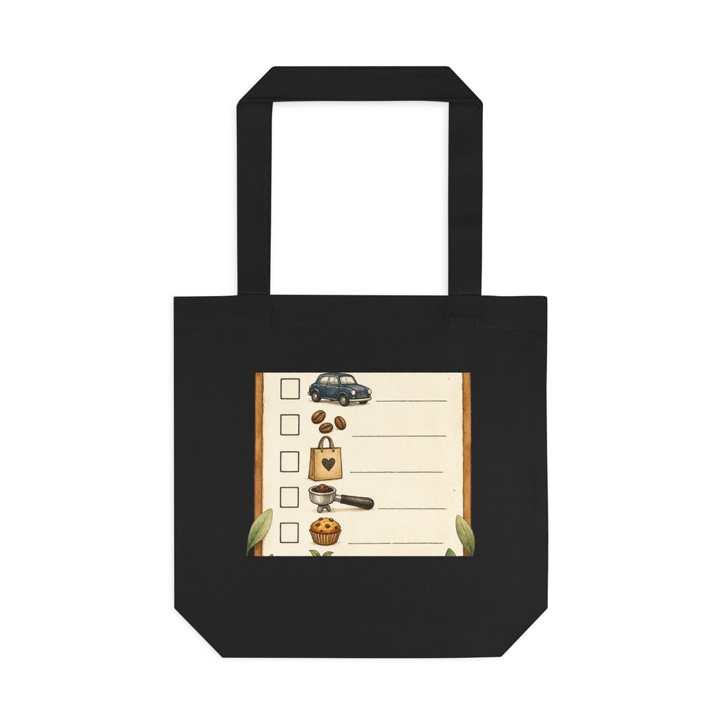 Cafe Run Checklist Tote Bag