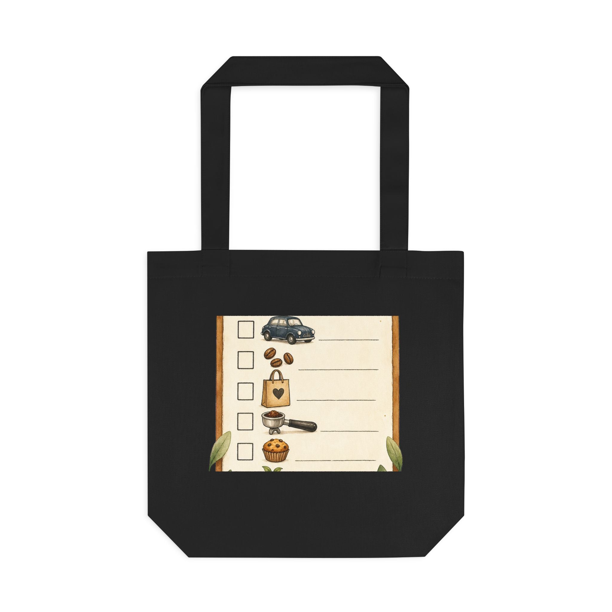Cafe Run Checklist Tote Bag