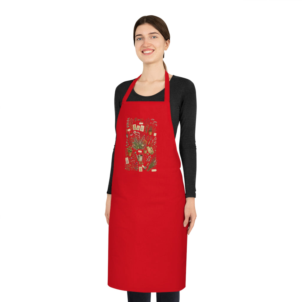 Botanical Label Apron