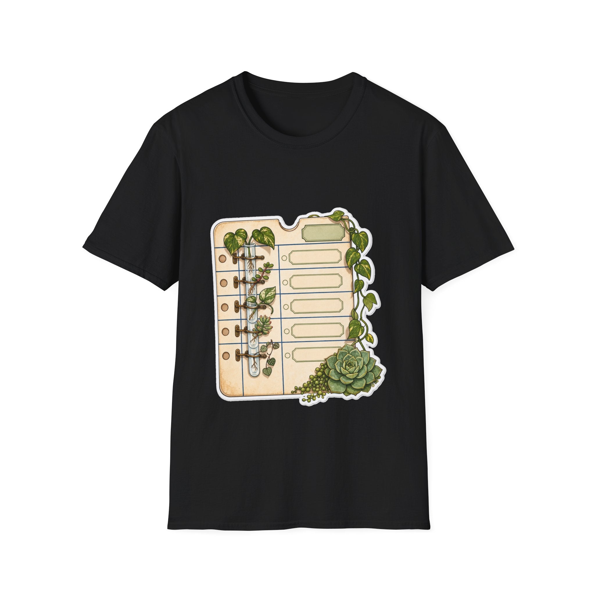 Plant Clipping Library Card Propagation Station Graphic T-Shirt
