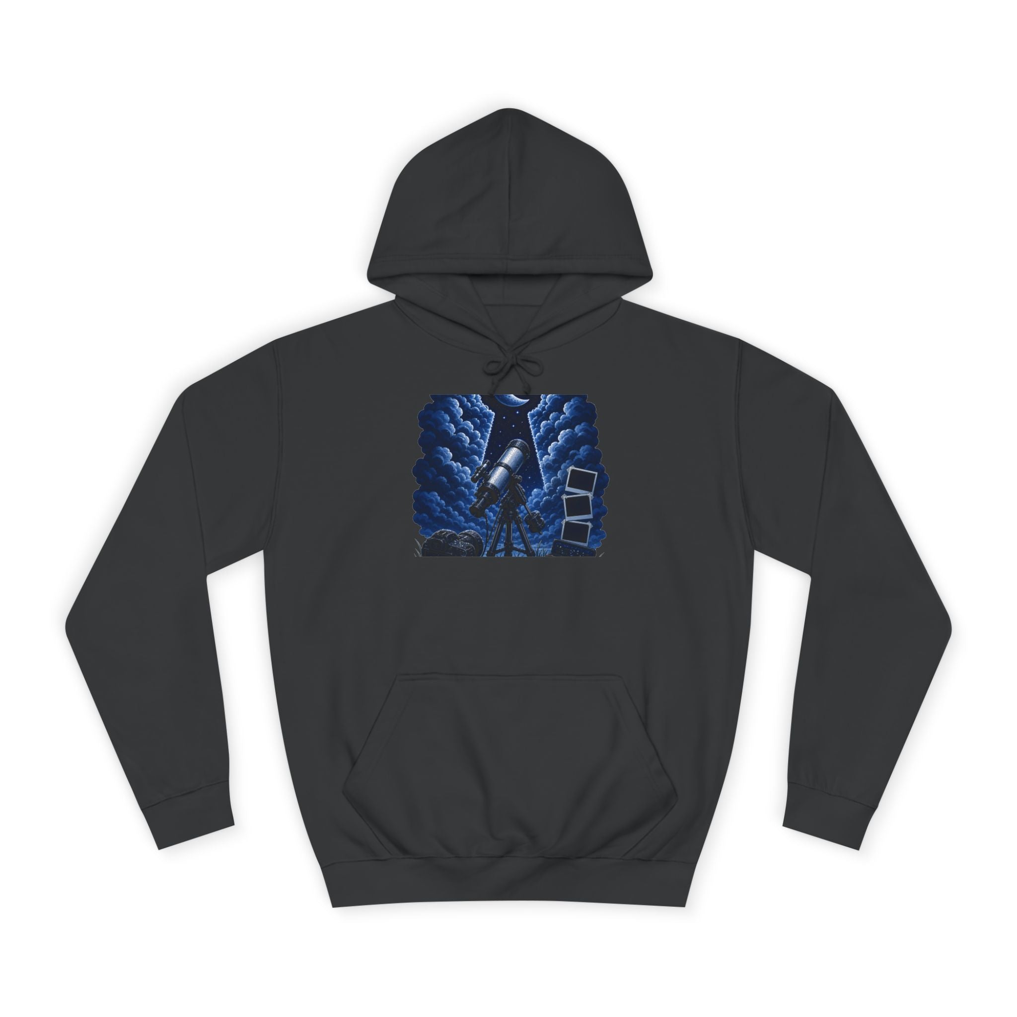 Extra Celestial Hoodie with Opalescent Alien Garden Graphic