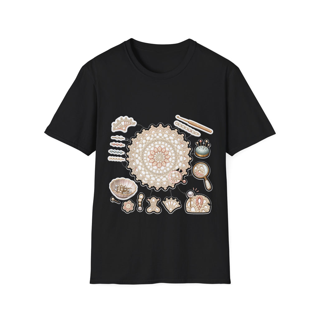 Picot Count Doily Graphic T-Shirt