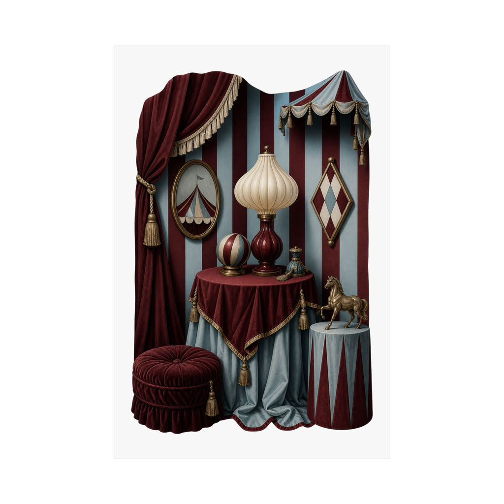 Tastefully Tented Circuscore Wall Art Print