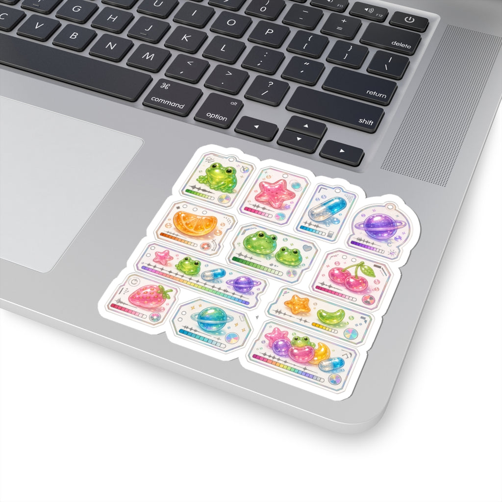 Touching Grass Embroidery Sticker Sheet for Outdoor Crafters