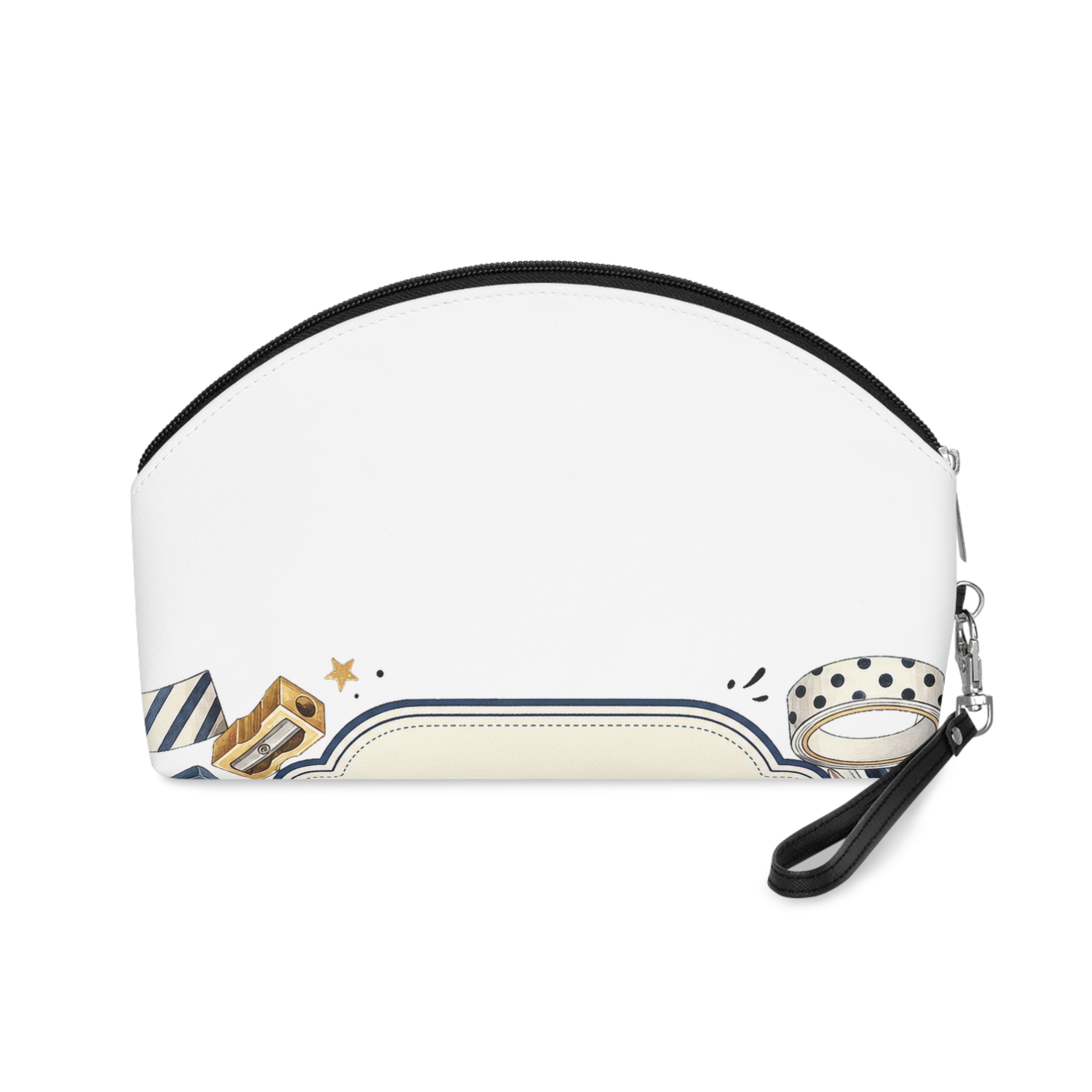 Pen Case Label + Icons Zipper Pouch