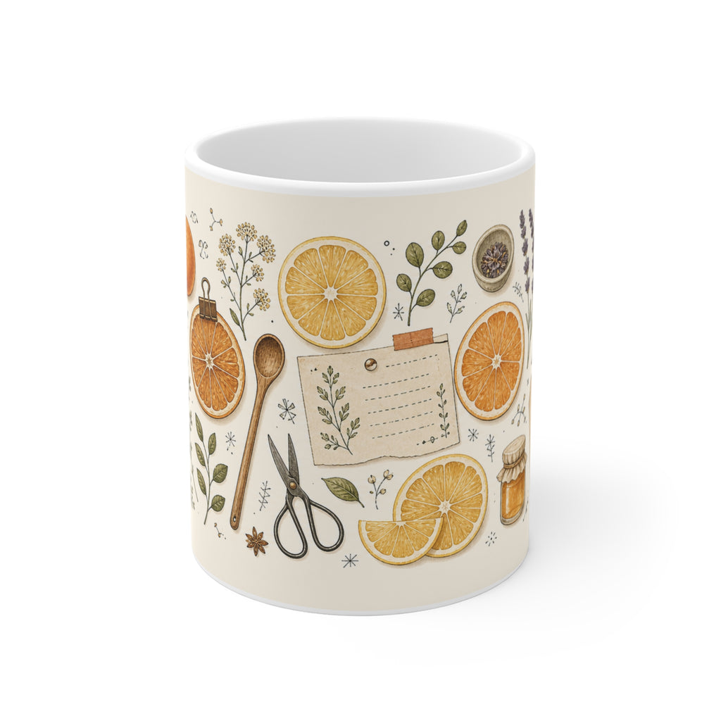 Pressed Citrus Recipe Coffee Mug