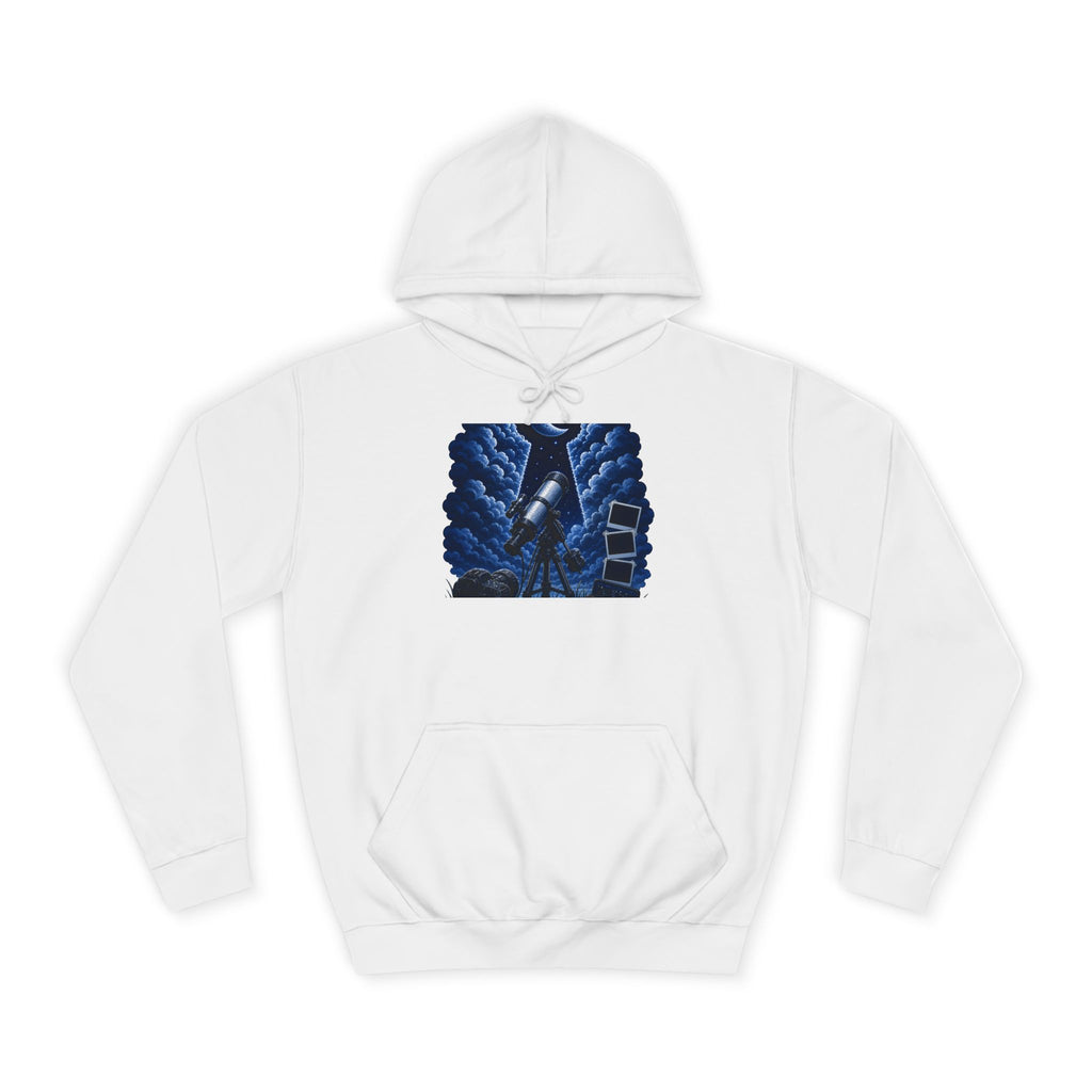 Extra Celestial Hoodie with Opalescent Alien Garden Graphic