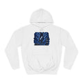 Extra Celestial Hoodie with Opalescent Alien Garden Graphic