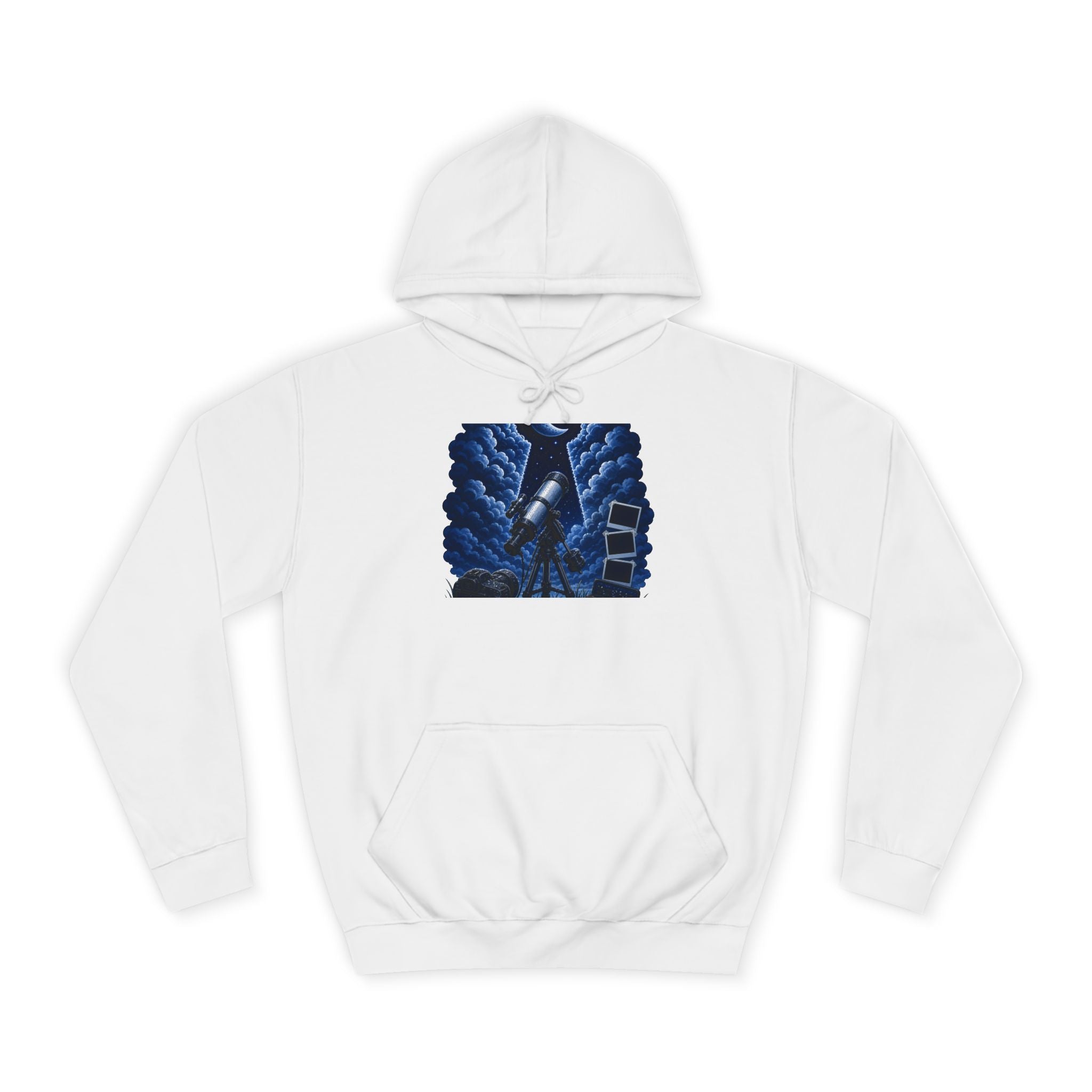 Extra Celestial Hoodie with Opalescent Alien Garden Graphic
