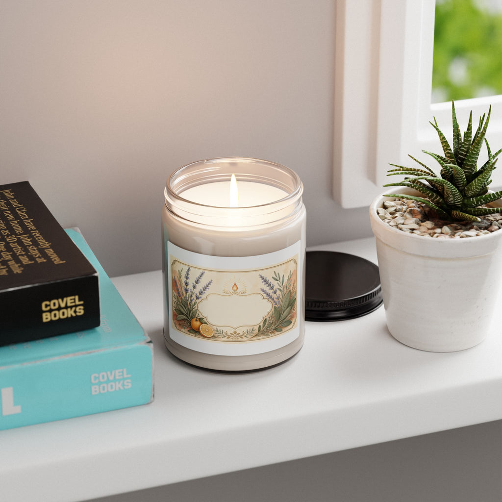 Botanical Gift Candle Label