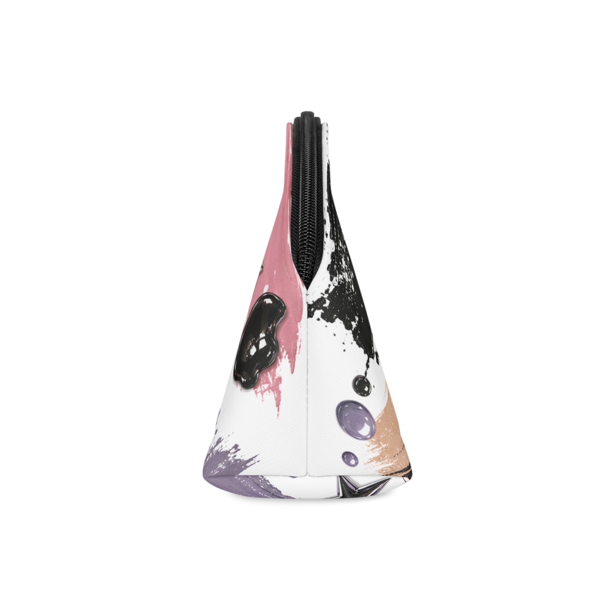 Plum Noir Makeup Pouch for Moody Beauty Desk Aesthetic