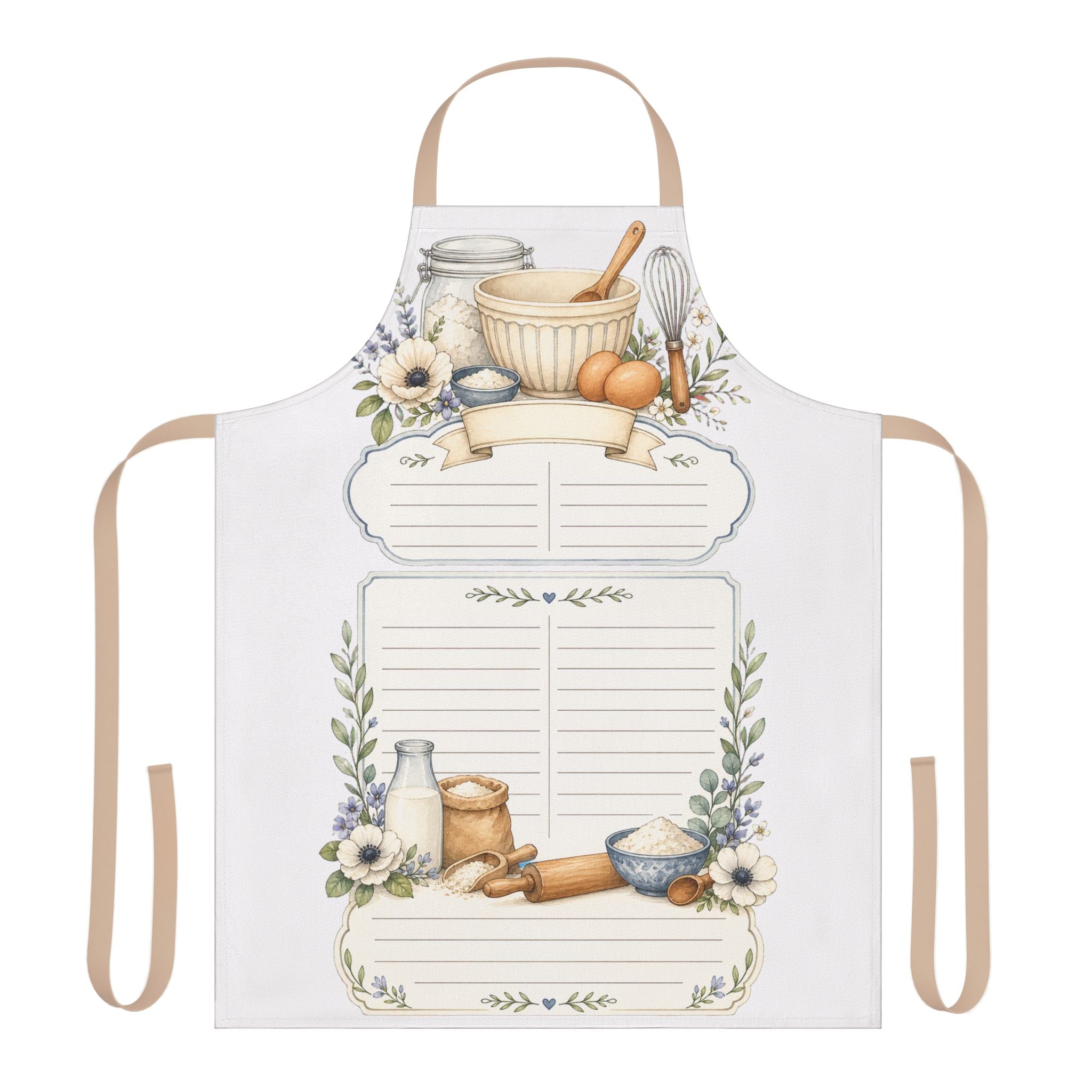 Recipe-Form Typography Apron