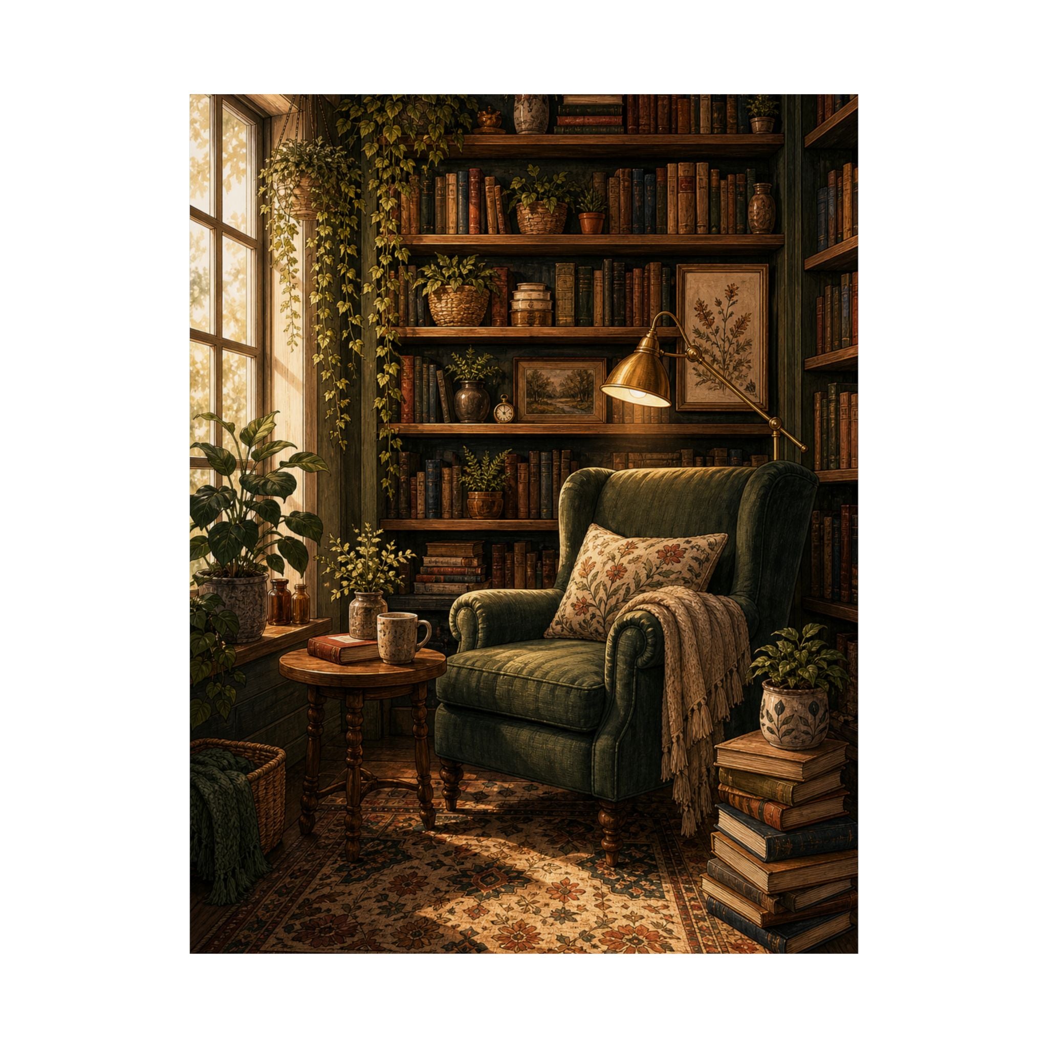 Library Corner Matte Poster