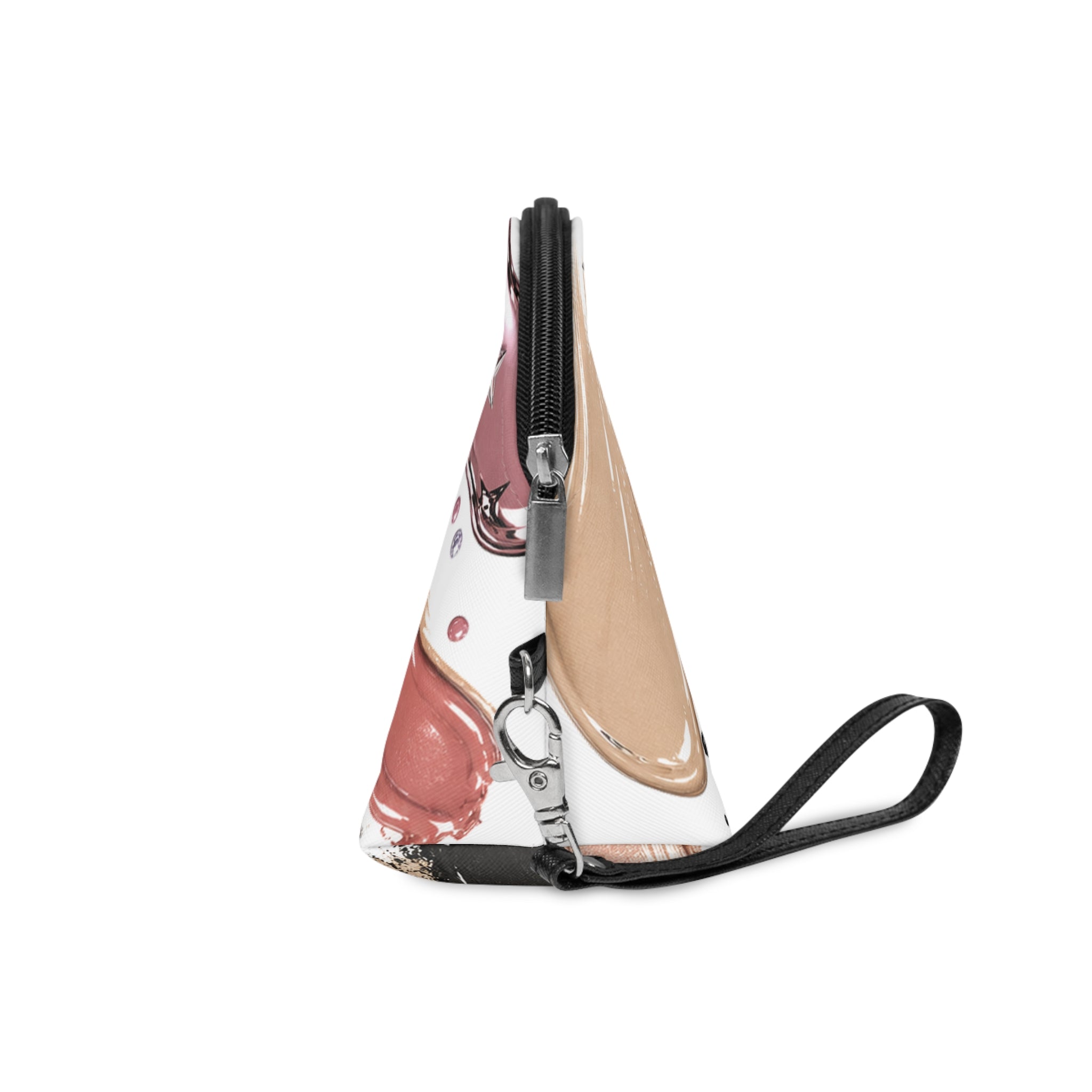 Plum Noir Makeup Pouch for Moody Beauty Desk Aesthetic