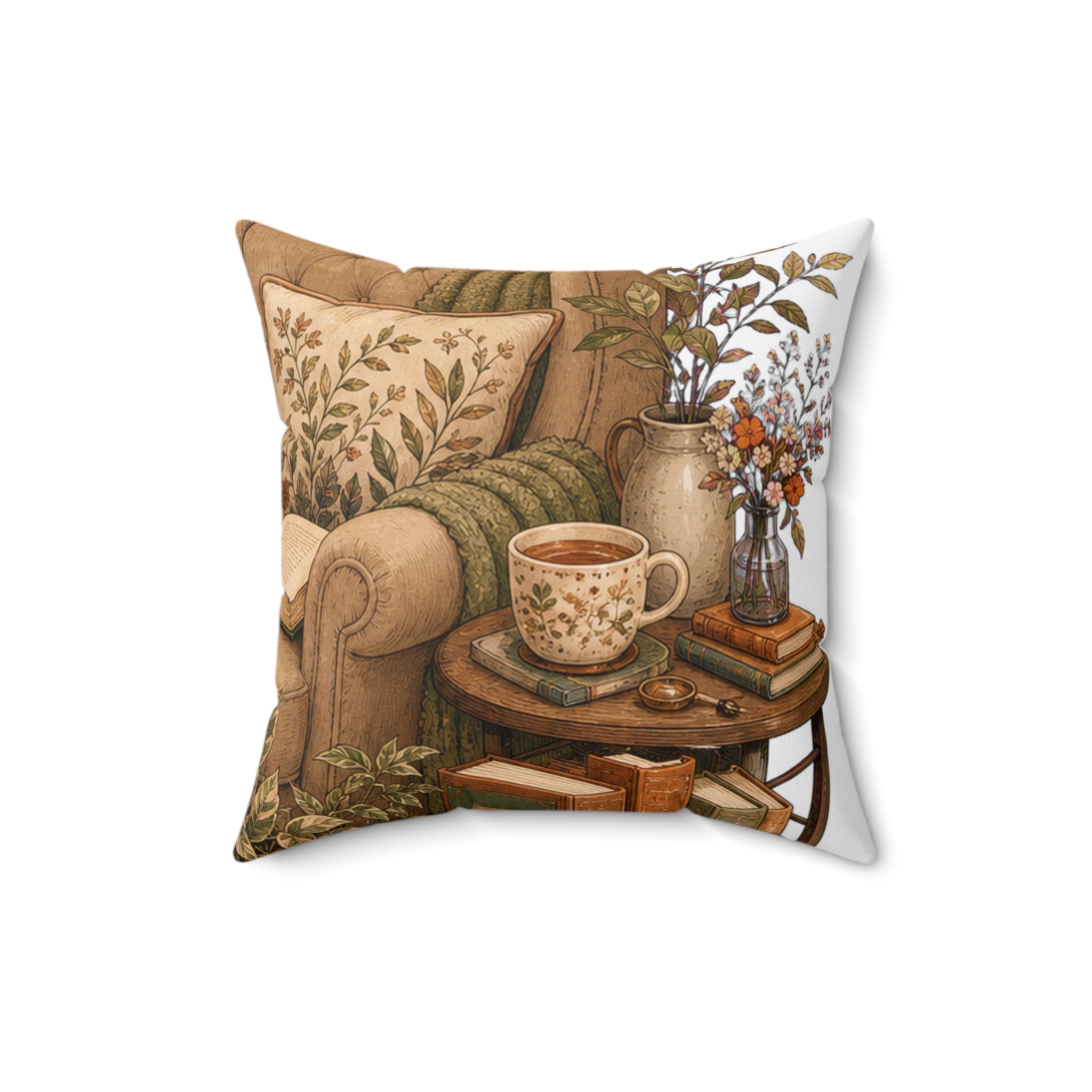 Reading Room Throw Pillow