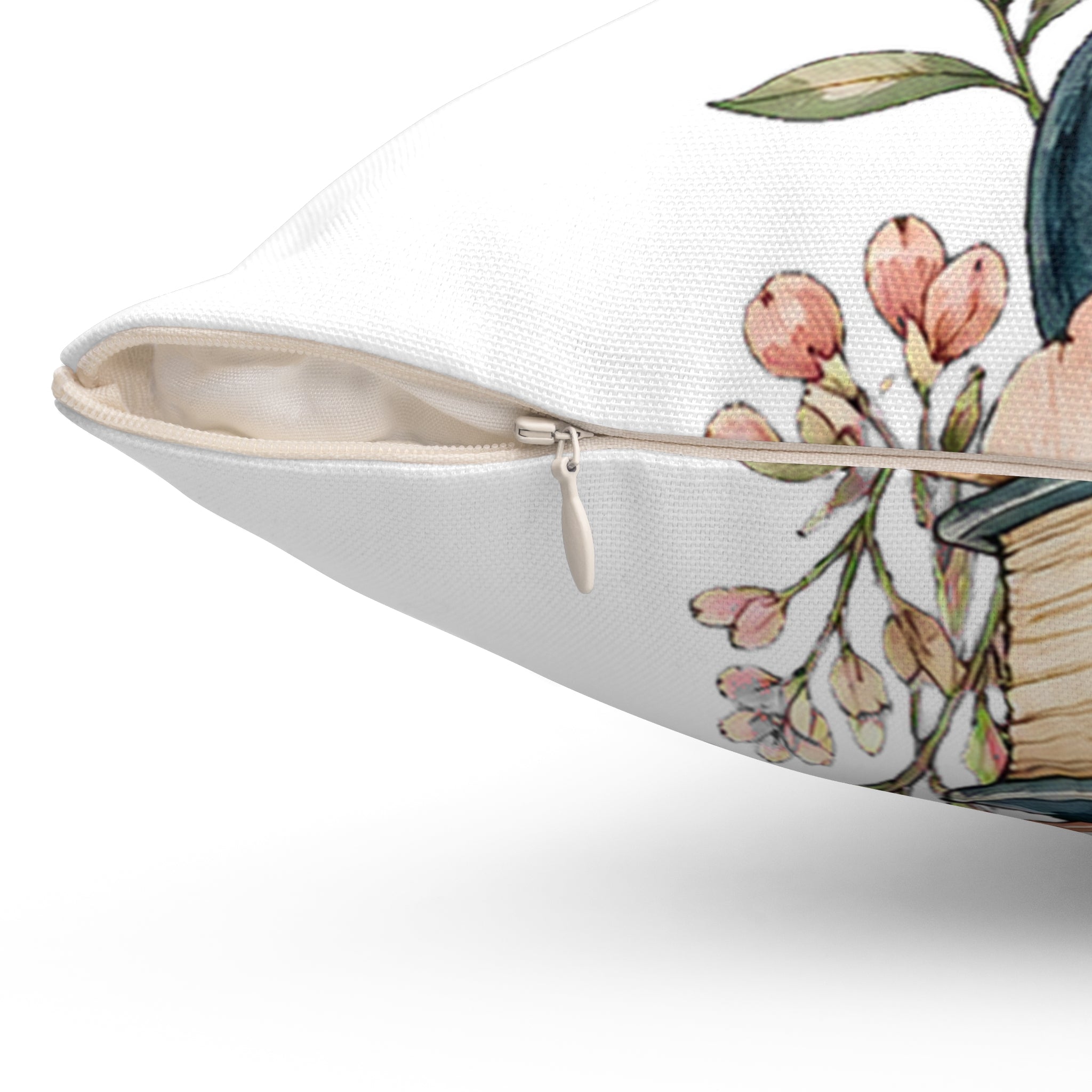 Soft Book Stack Motif Throw Pillow