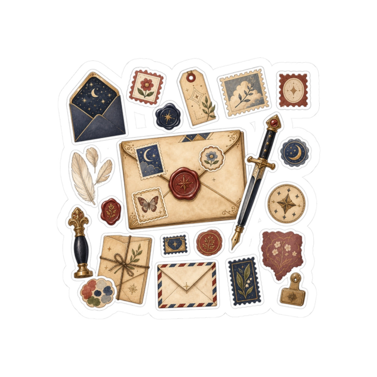 Seen At The Postbox Pen Pal Sticker Sheet