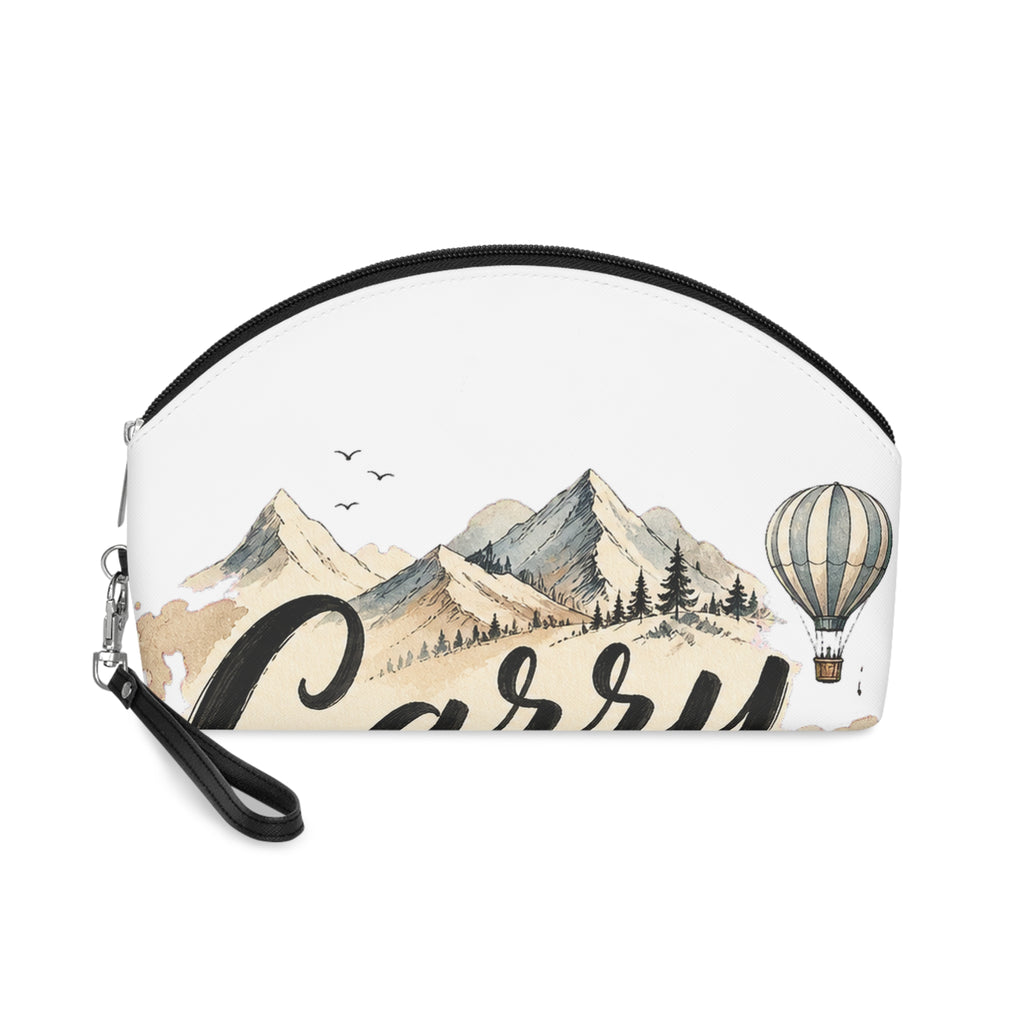 Carry Pouch Typography Zipper Pouch