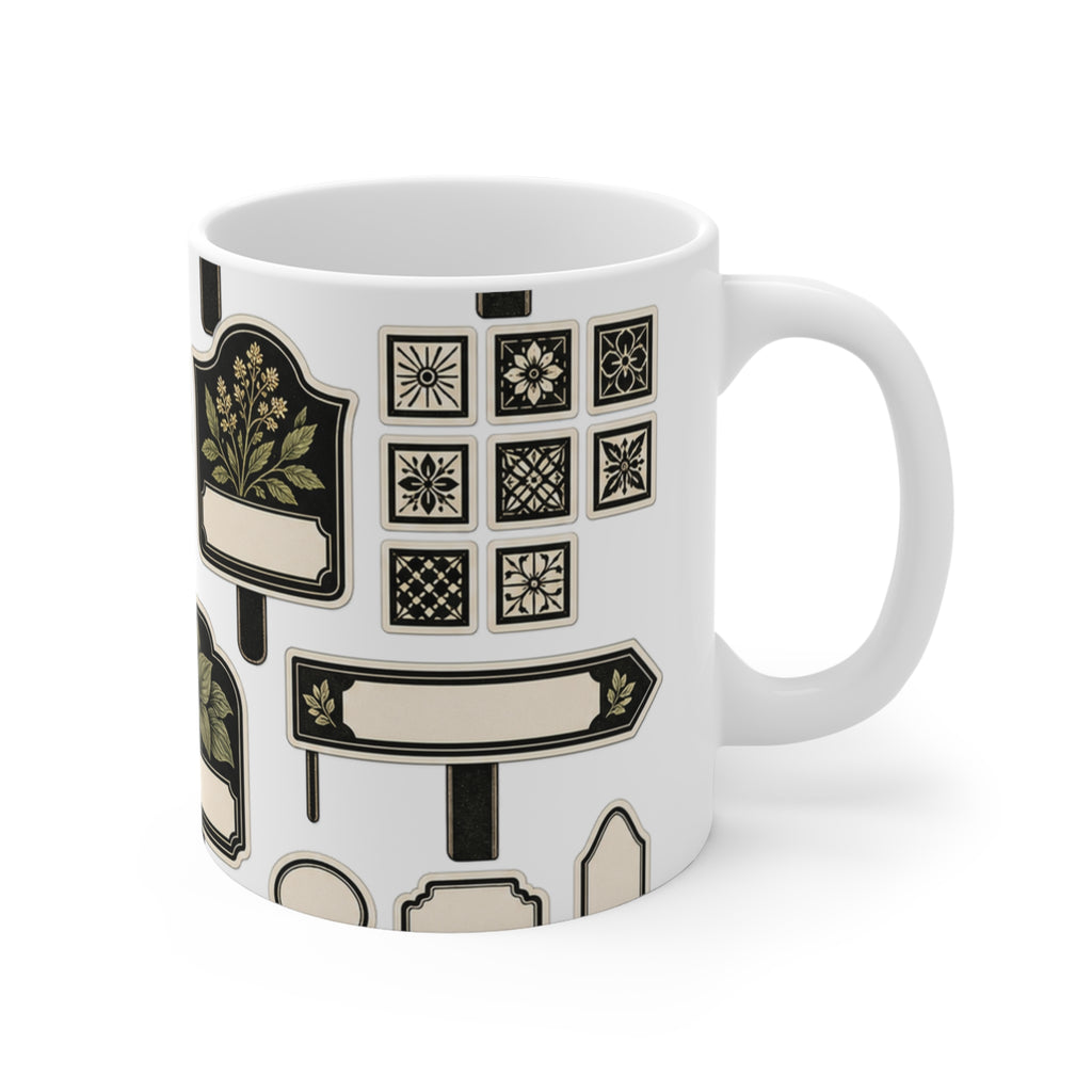 Native Habitat in Progress Mini Sign & Plant Label Set Coffee Mug