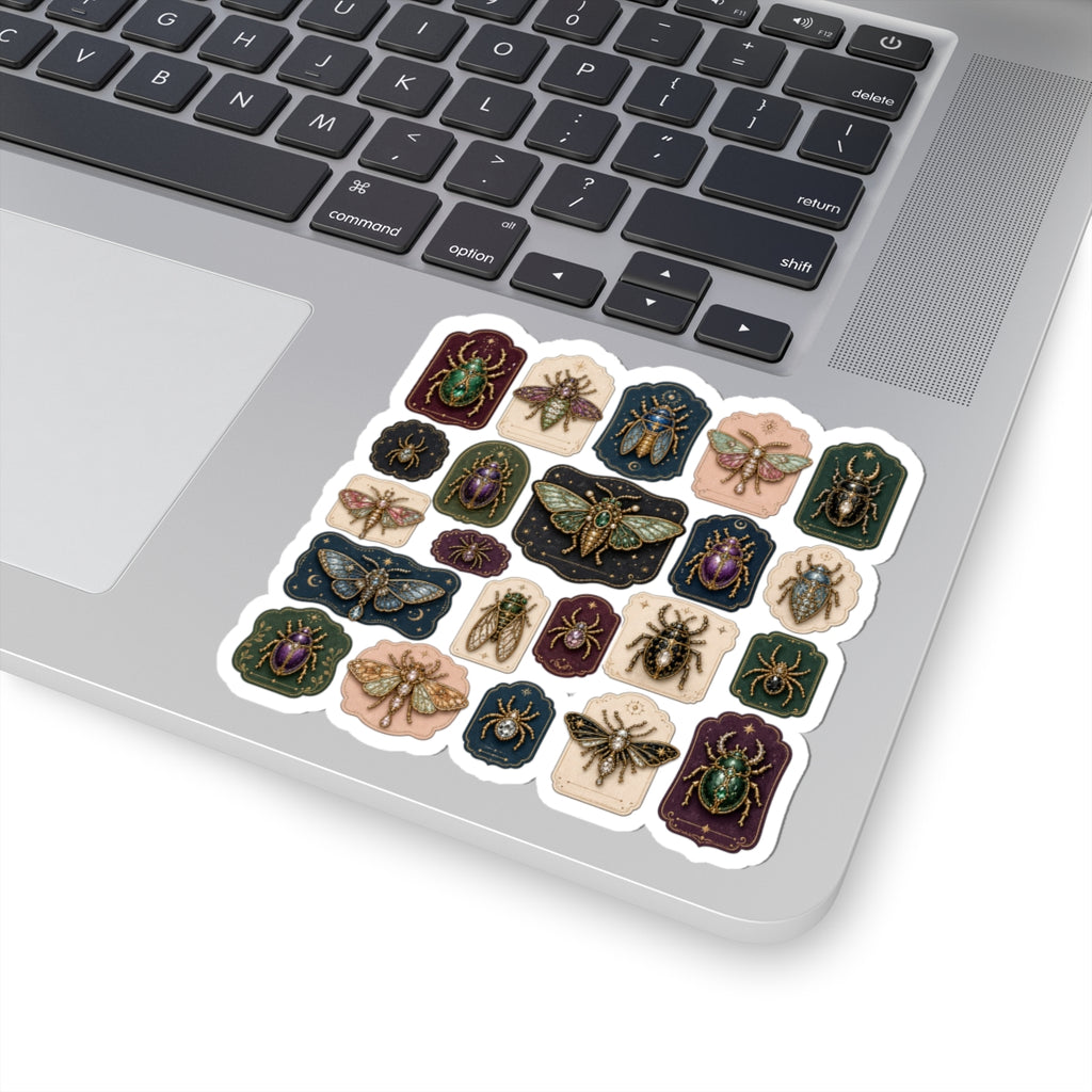 Inherited Bug Drawer Faux Brooch Sticker Sheet
