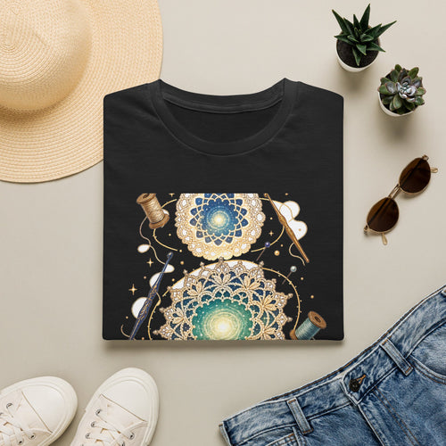 Doily Portal Lace Progress for Crochet Makers Graphic T-Shirt