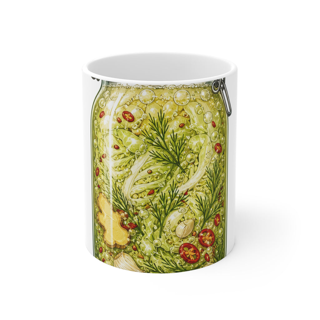 Cabbage Moon Phase Fermentation for Kimchi Makers Coffee Mug