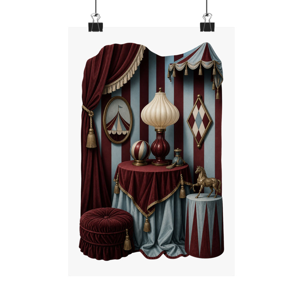 Tastefully Tented Circuscore Wall Art Print