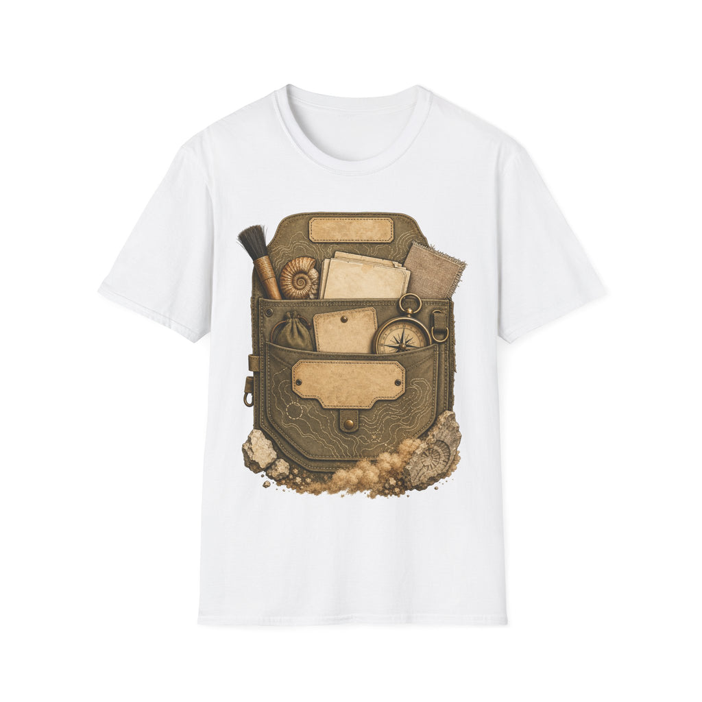Desert Pocket Inventory Shirt | Khaki Coded Explorer Aesthetic Tee