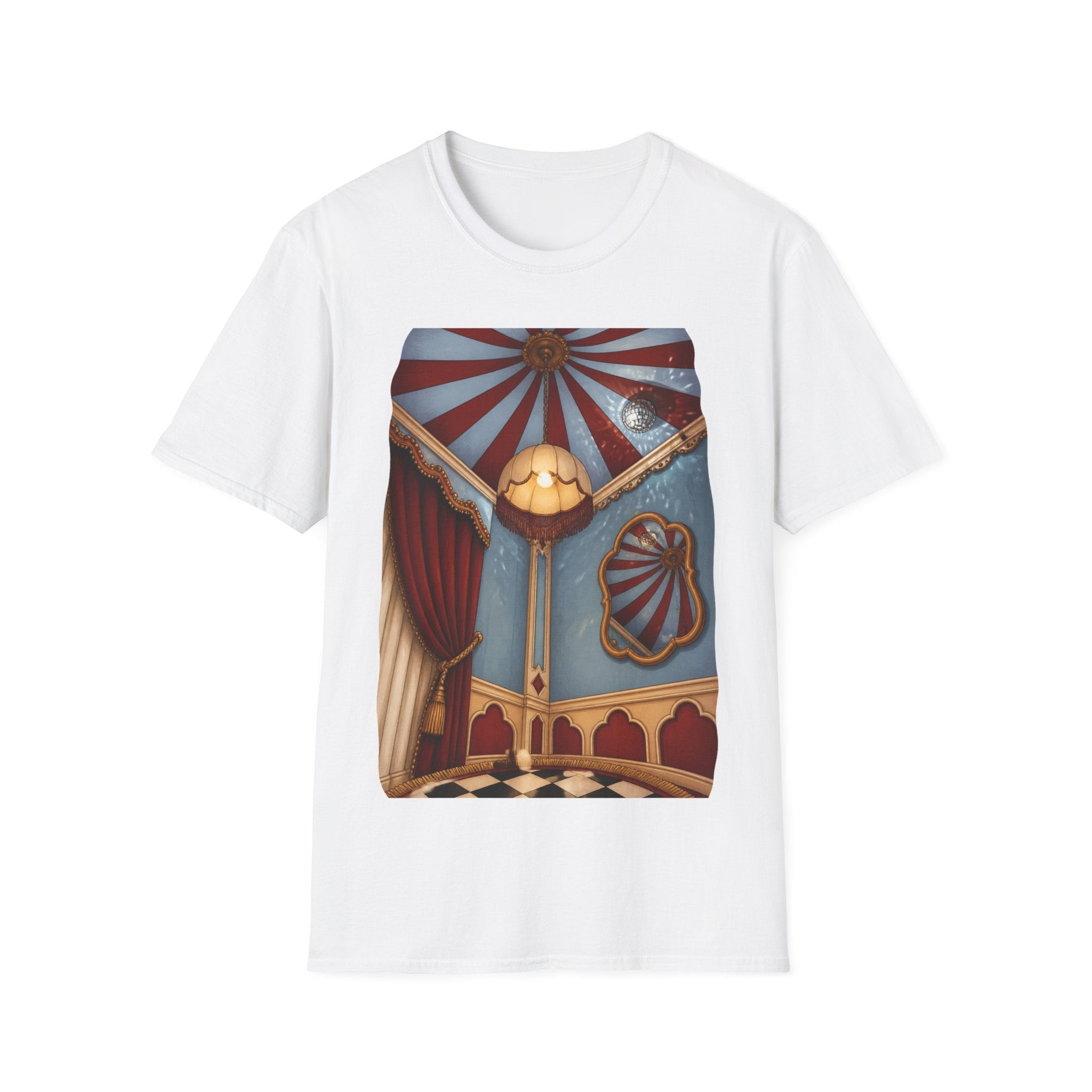 FunHaus Stripe Ceiling Graphic T-Shirt