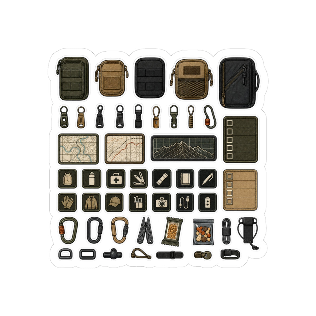 Sling Loadout Inventory Patch Sticker Pack