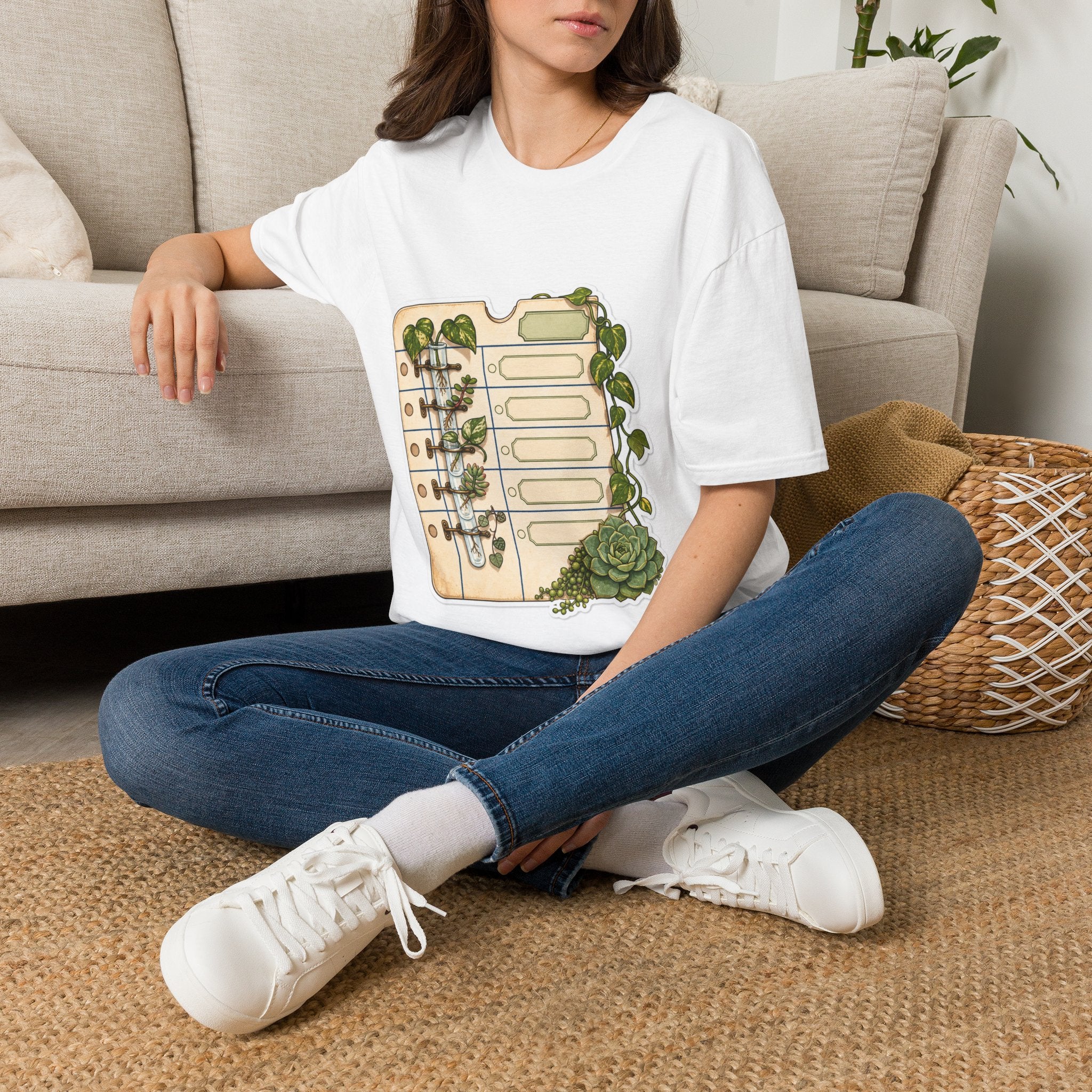 Plant Clipping Library Card Propagation Station Graphic T-Shirt