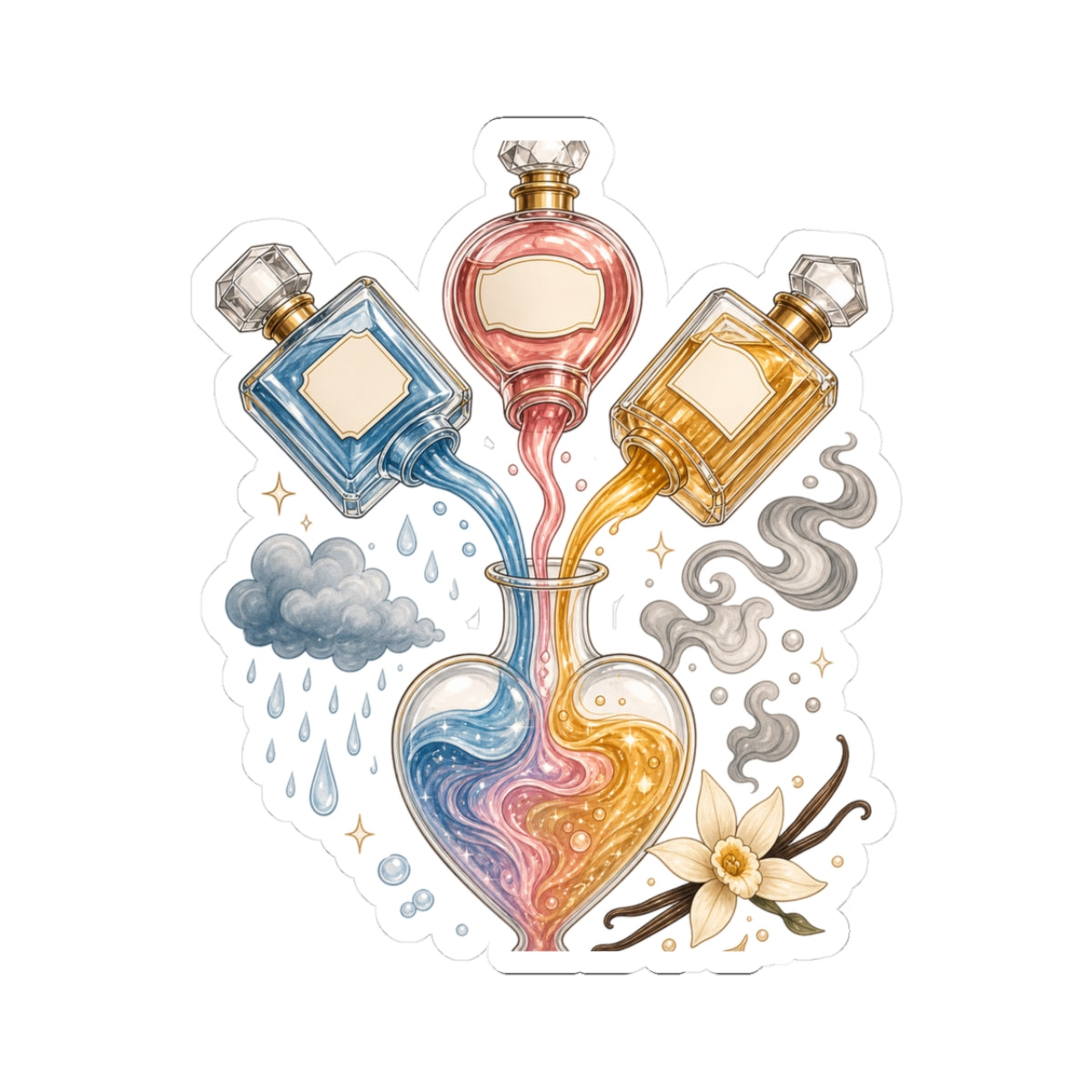 Today's Scent Has A Plot Fragrance Layering Sticker