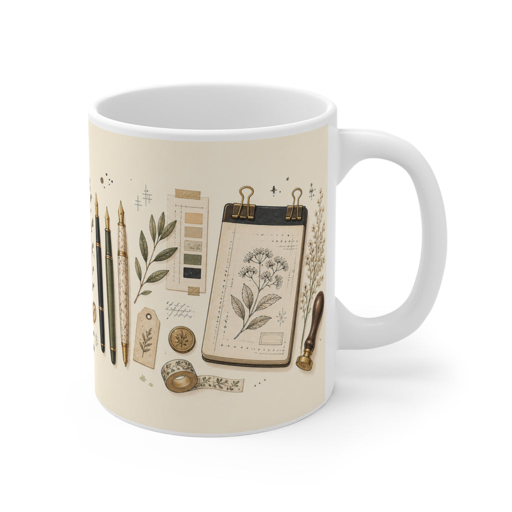 Fountain Pen Field Notes Coffee Mug