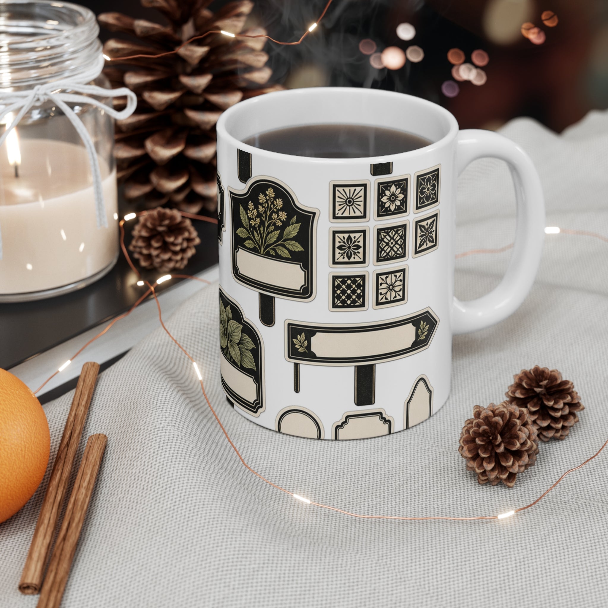 Native Habitat in Progress Mini Sign & Plant Label Set Coffee Mug