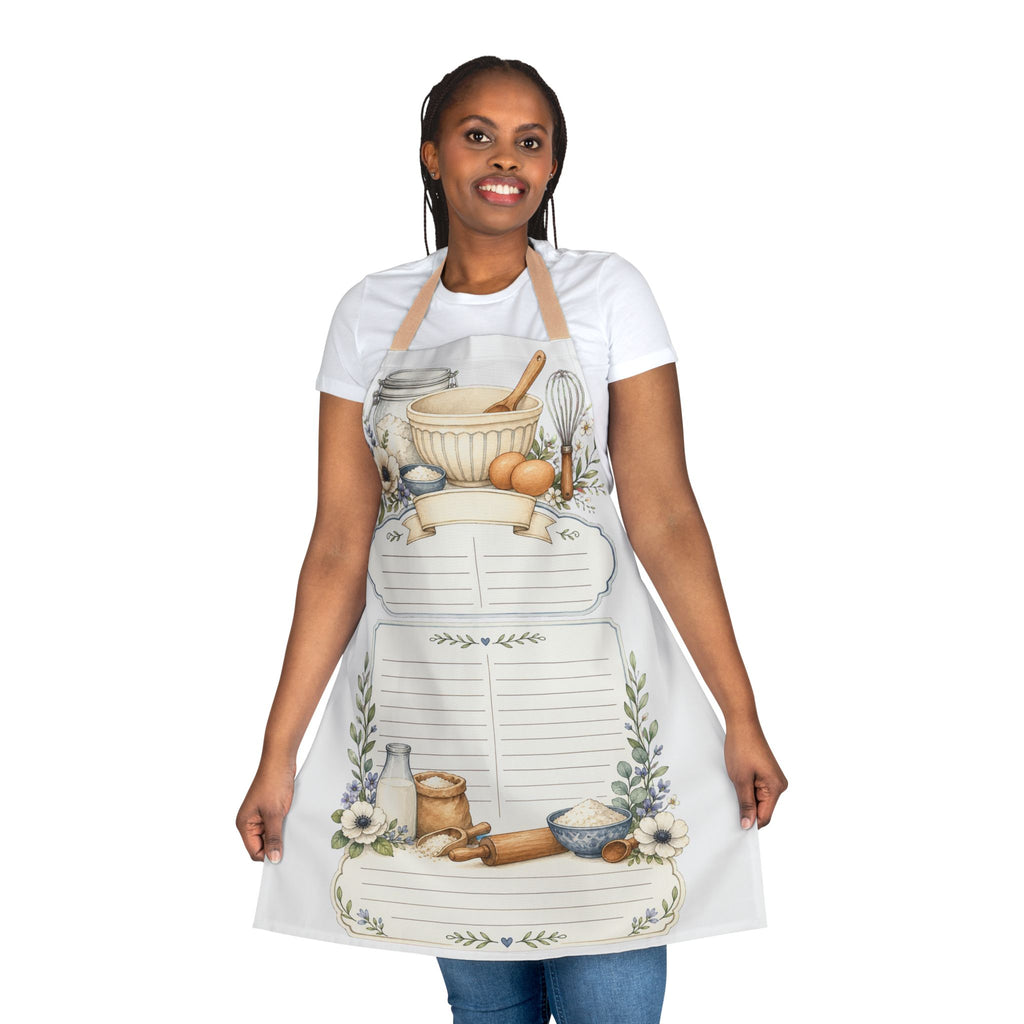 Recipe-Form Typography Apron