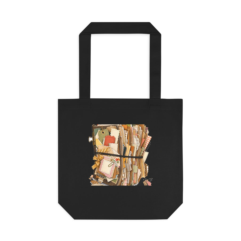 Junk Journal Bulk-Out Tote Bag - Accordion Book Scrap Collector Design