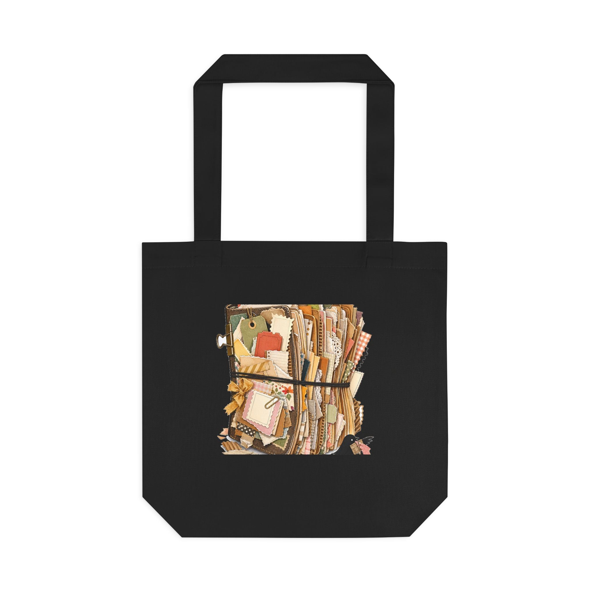 Junk Journal Bulk-Out Tote Bag - Accordion Book Scrap Collector Design