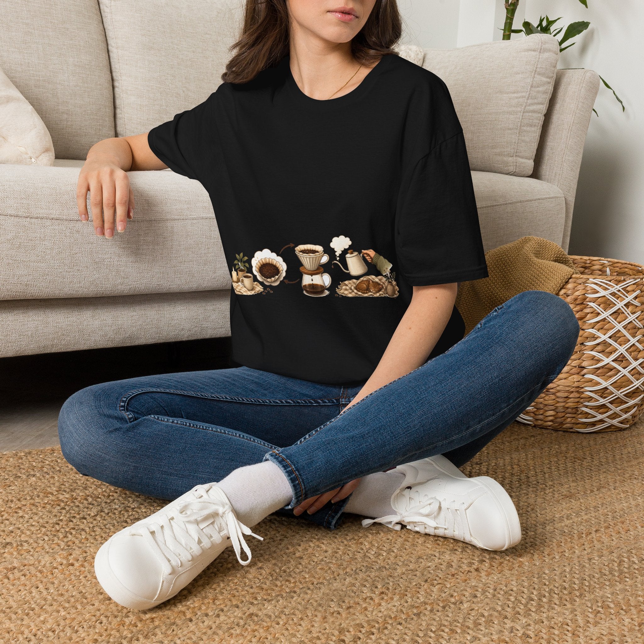 Pour Over Coffee Graphic T-Shirt