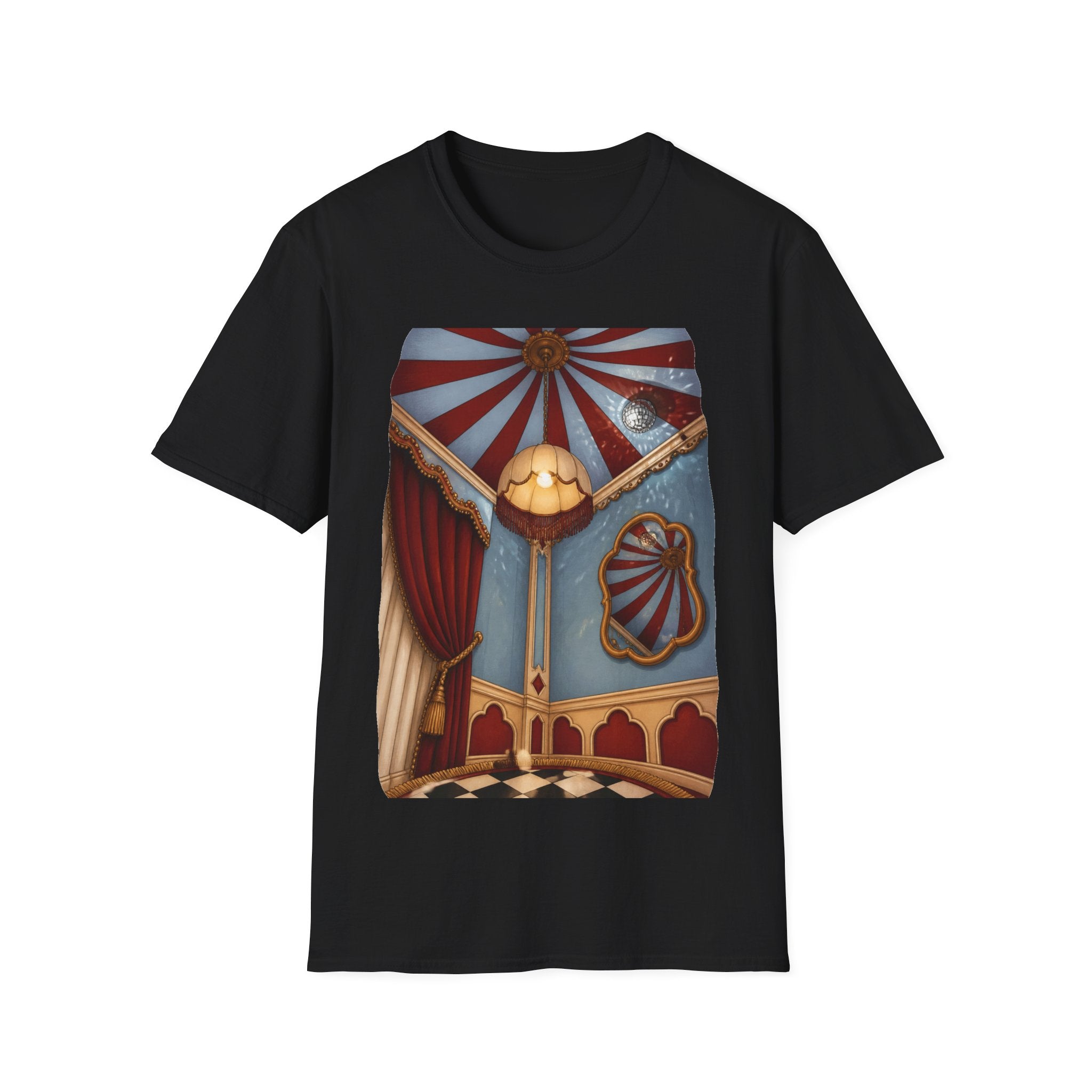 FunHaus Stripe Ceiling Graphic T-Shirt