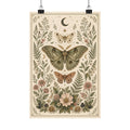 Moth Garden Wall Art Poster