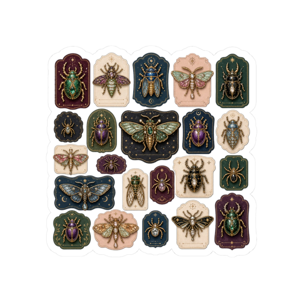 Inherited Bug Drawer Faux Brooch Sticker Sheet