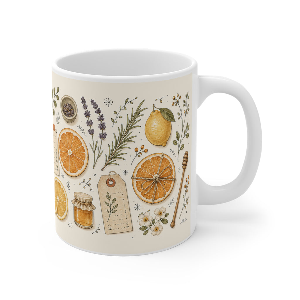 Pressed Citrus Recipe Coffee Mug