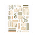 Botanical Margin Notes Sticker Sheet
