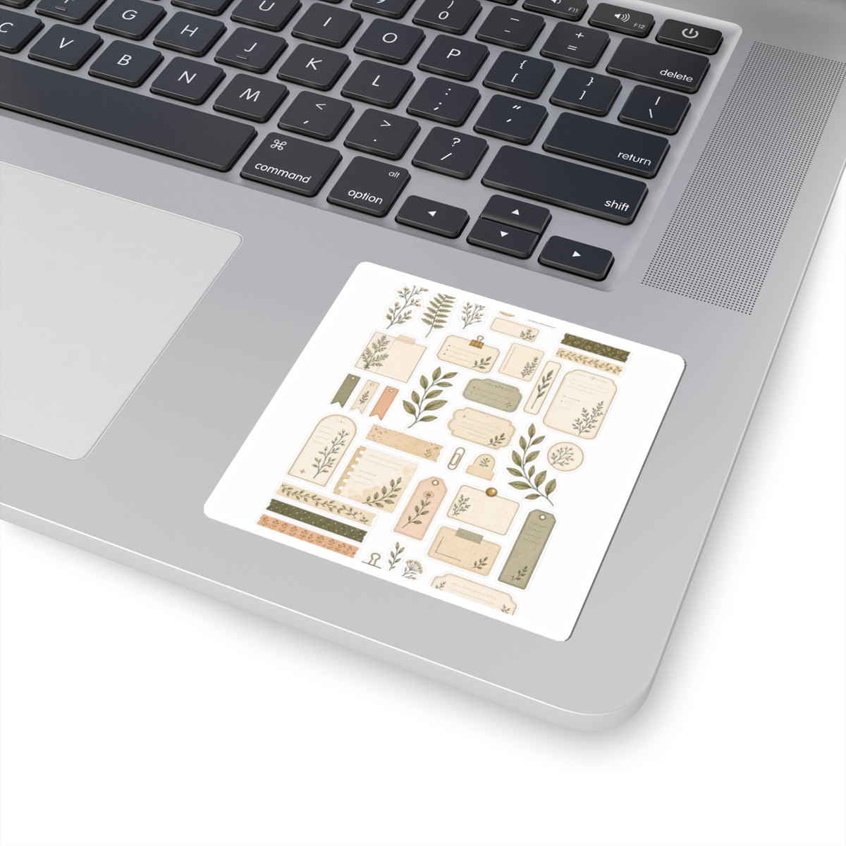 Botanical Margin Notes Sticker Sheet