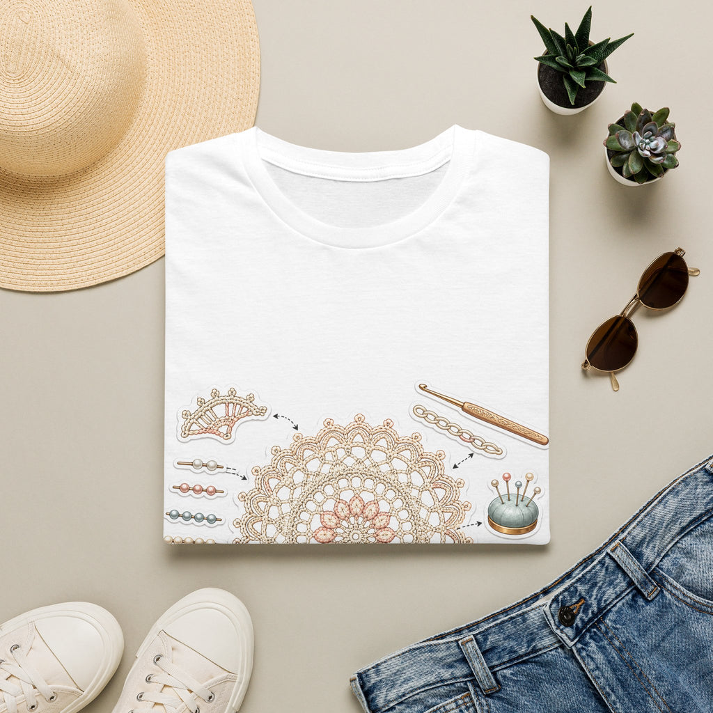 Picot Count Doily Graphic T-Shirt